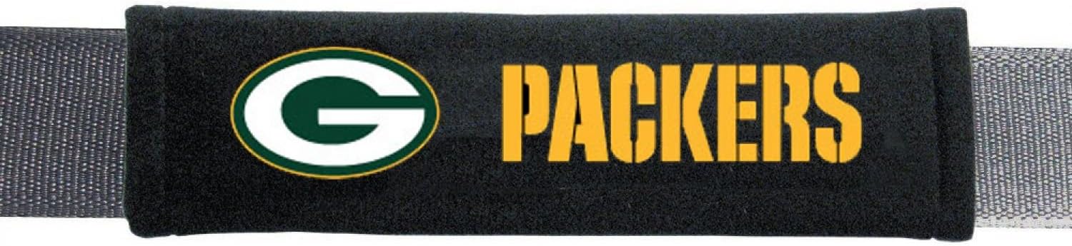 Fremont Die NFL Seat Belt Pad 2 Pack NFL Team: Green Bay Packers