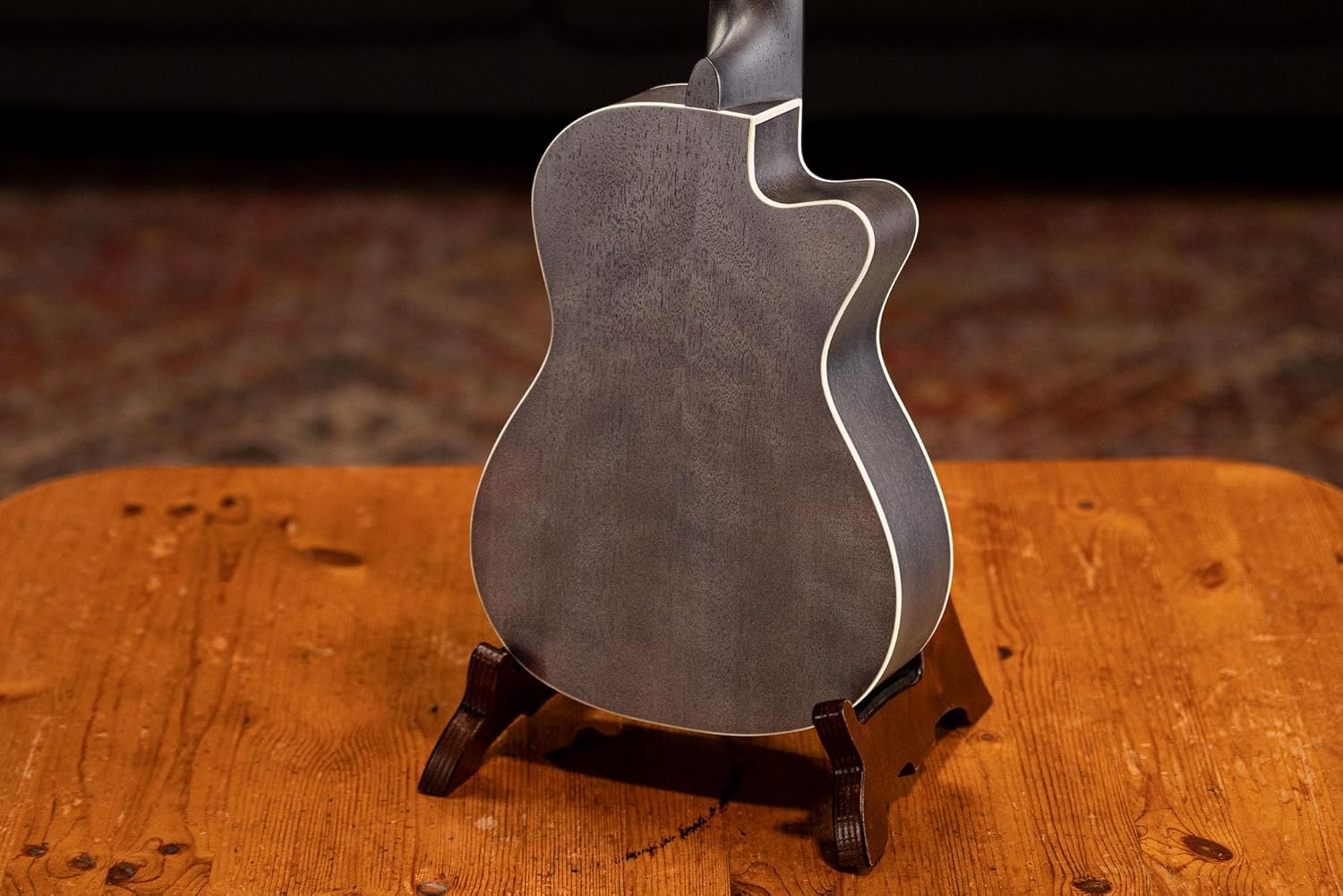 Ortega Earth Series Concert Left-Handed Acoustic/Electric Ukulele (RUCOAL-CE-L)
