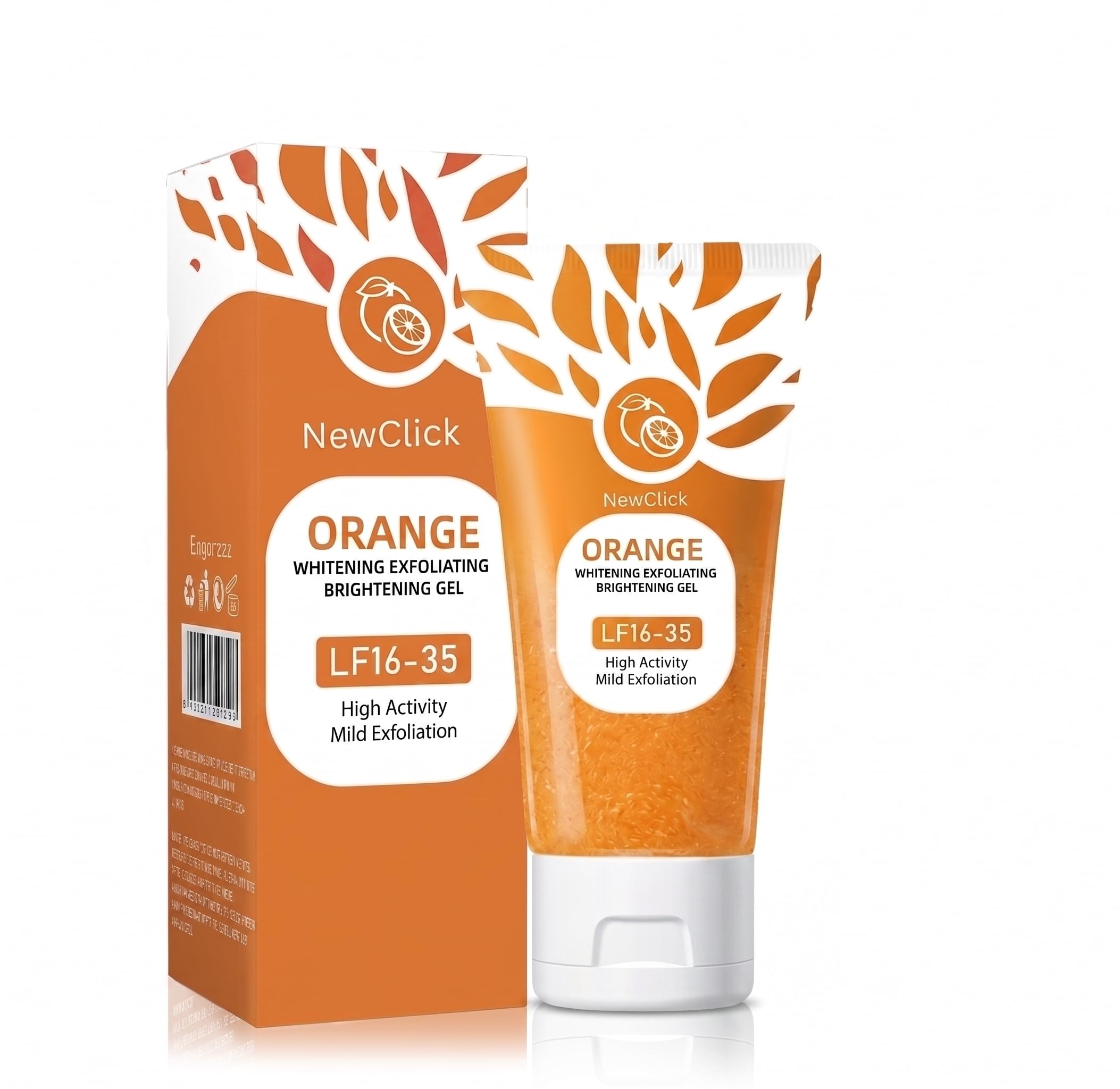 NewClick Orange Enzyme Exfoliating Gel | Face & Body Scrub Gel for Dead Skin Removal & Skin Renewal | 100 ml-image-19