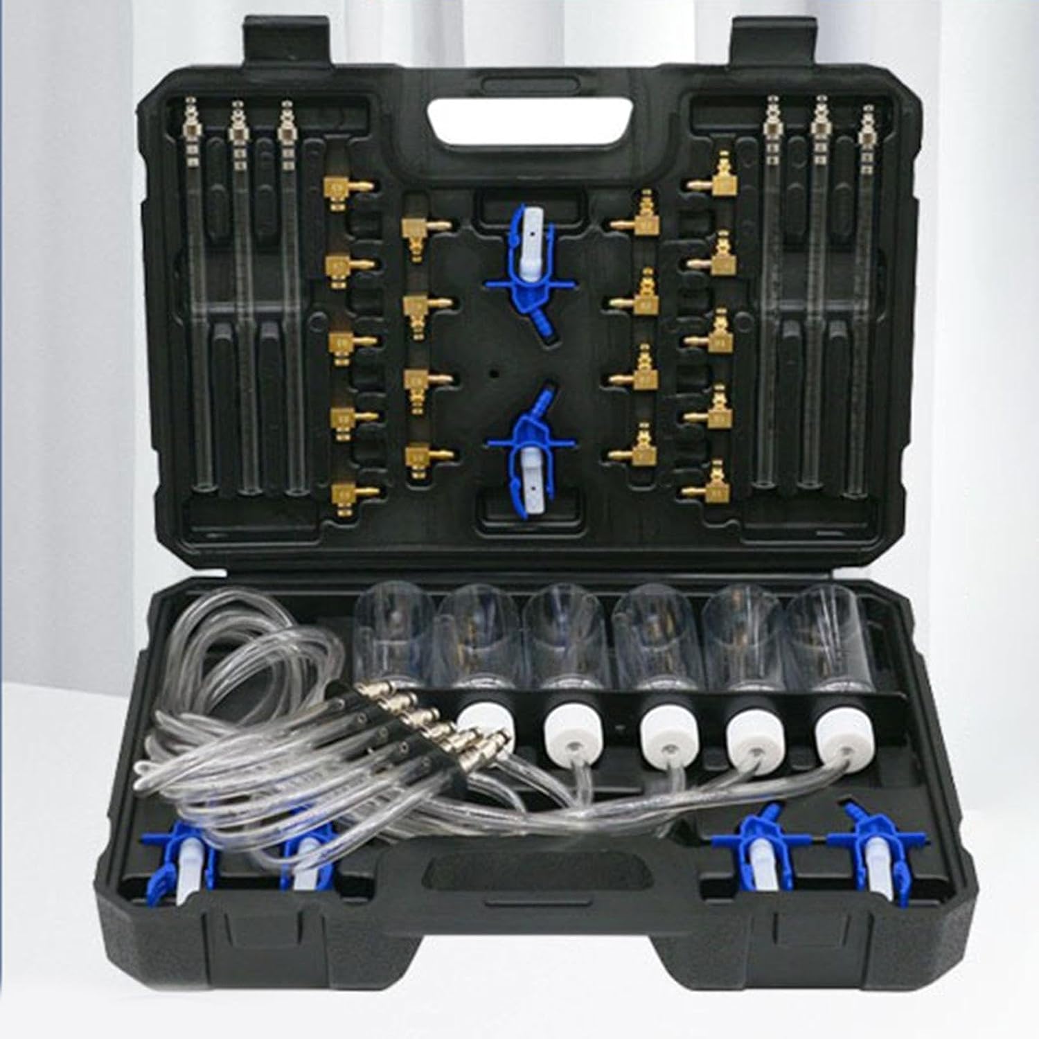 Diesel Injector Meter Test Set Measurement Gadgets 6 Cylinder Common Rail Adaptor Auto Repair Tools for Automotive