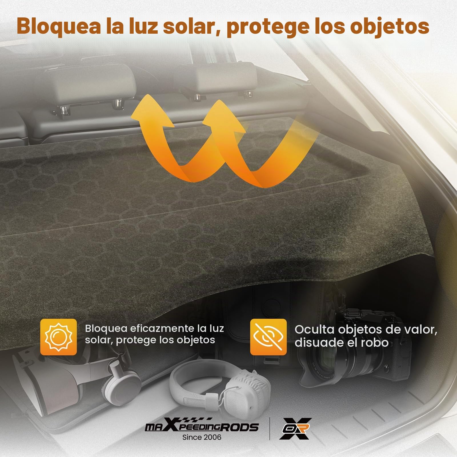 maXpeedingrods Cubierta de maletero para Ford Focus MK3 11-18 BM51A46506AD3JA6 negro