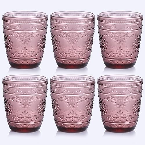 Miniatura 11 de 6 piezas de vasos para beber de 14 oz, vasos para beber verdes, cristalería de colores para beber, vasos de bebidas highball, juego de cristalería