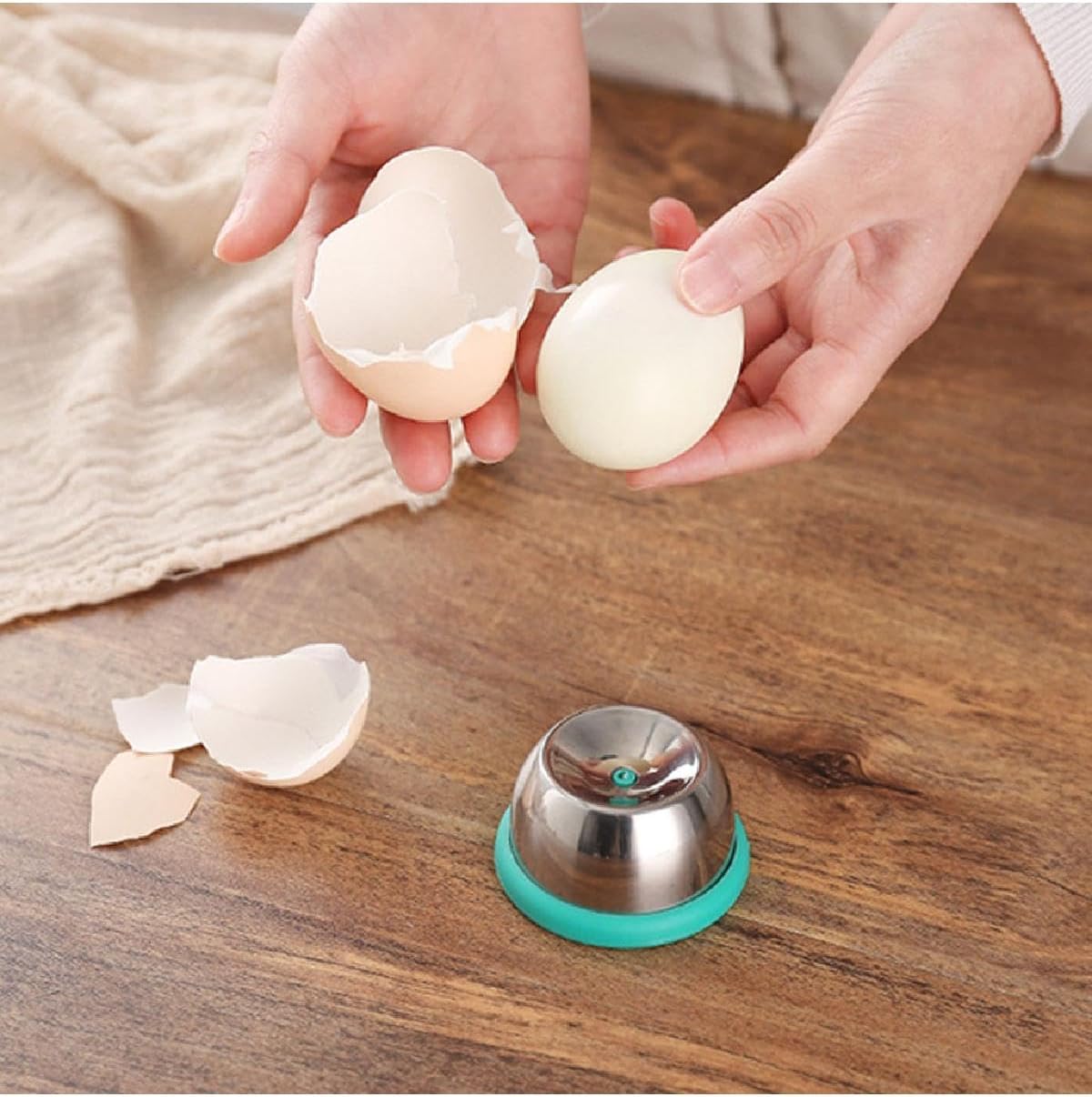 1 Pcs Egg Piercer Stainless Steel Egg Hole Puncher Tool for Perfect Boiled Eggs Easy Peel Kitchen Gadget for Baking Cooking