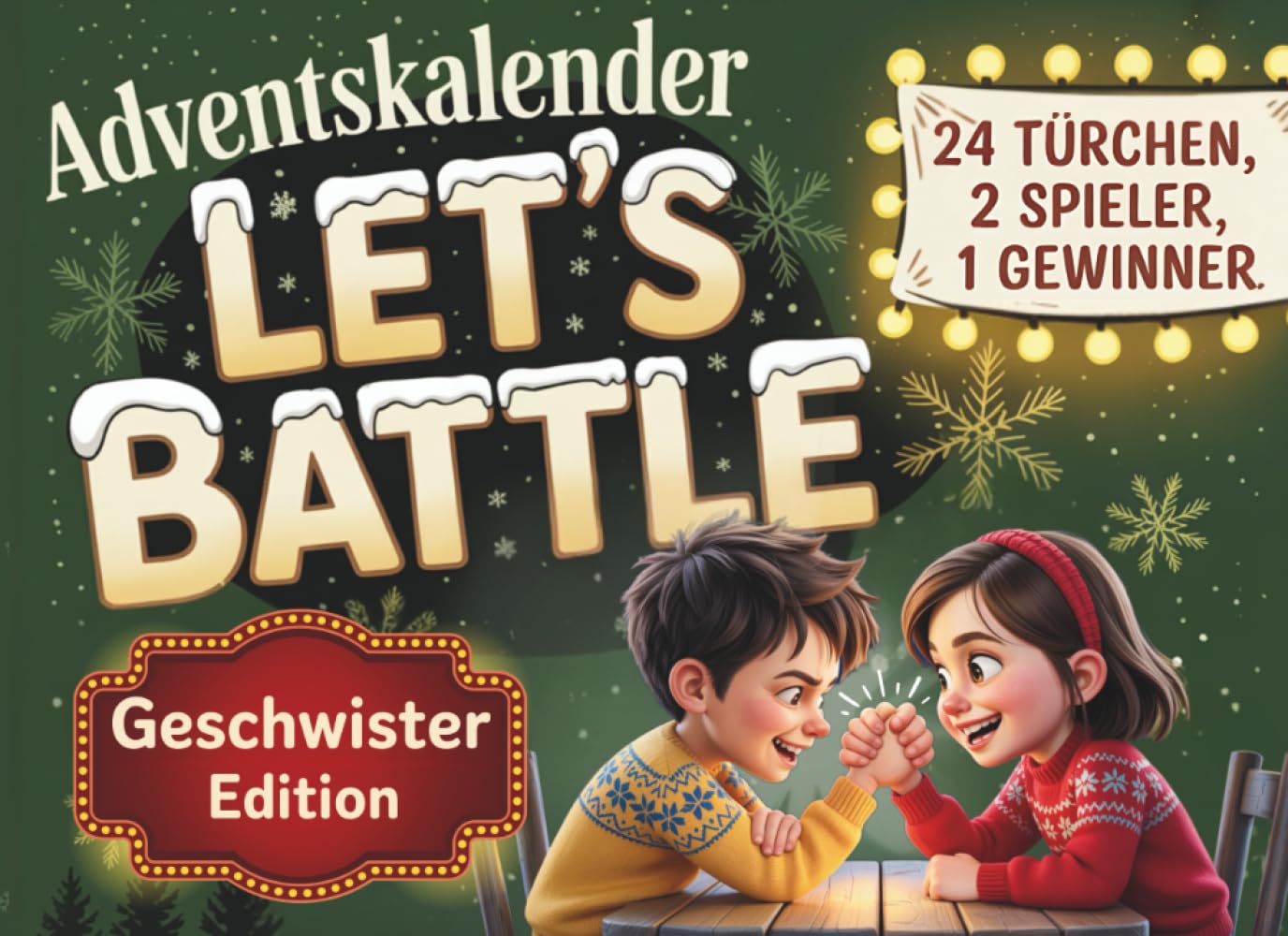 Adventskalender: Das große Advents-Duell für Geschwister – Let’s Battle | 24 Tage voller Rätsel, Challenges und Spiele | Beliebtes Geschenk für Mädchen und Jungen