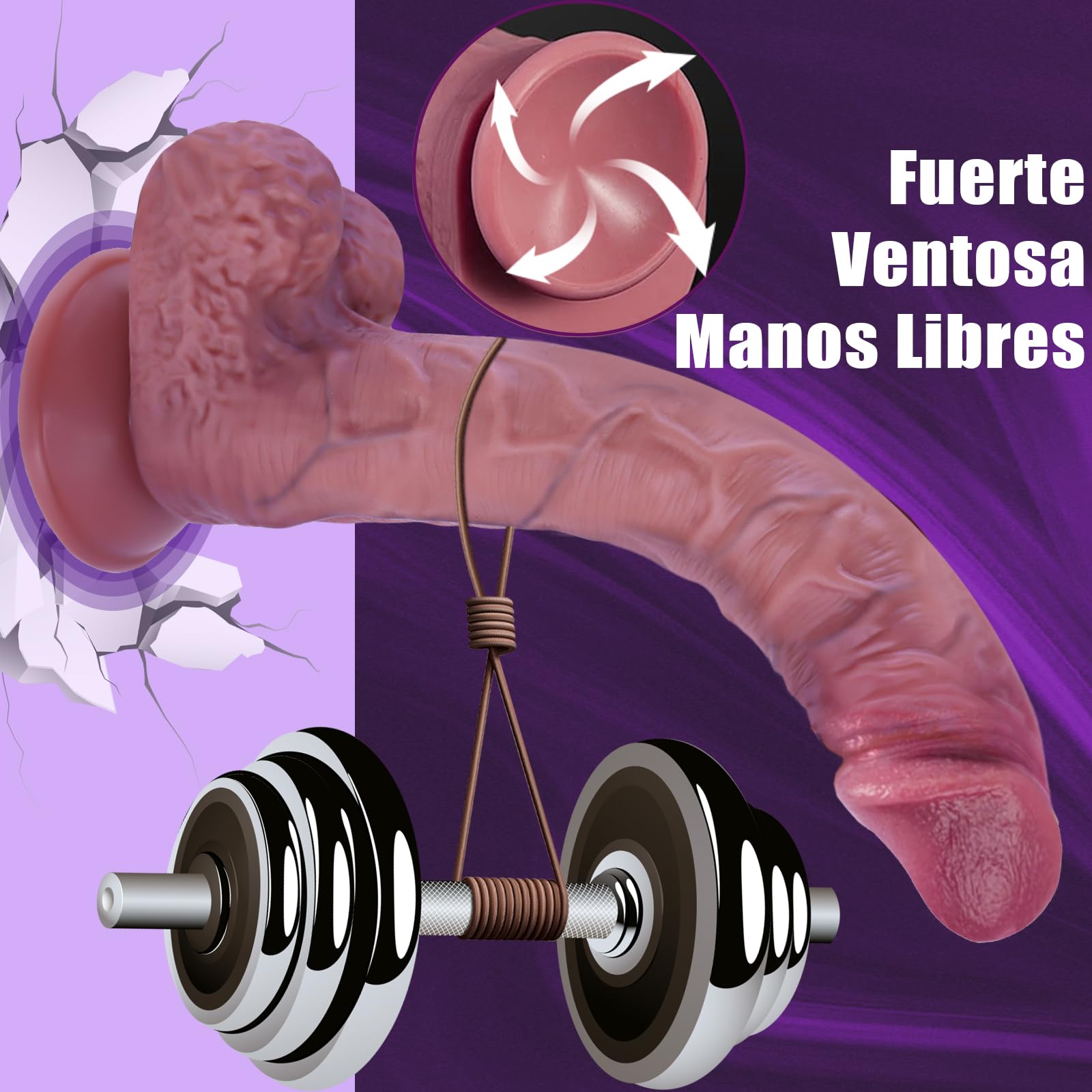 Dildo Consoladores Para Mujer Hombre 27.5cm Juguetes Eróticos para Pareja Sexuales Consolador Mujer Dildos XXL Penes Realistas Hombre Plug Anal Juguetes Sexuales Penes De Goma Sex Toys