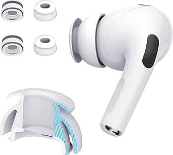 Airpod pro ジャンク Amazon.com: Premium Multi-Flange Eartips for AirPods Pro 1&2 (X