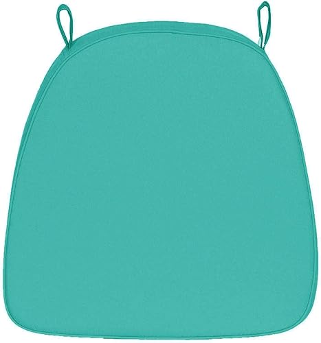 Miniatura 7 de Efavormart - Cojín para silla Chiavari de 2 pulgadas de grosor, cojín de espuma viscoelástica con lazos y funda extraíble