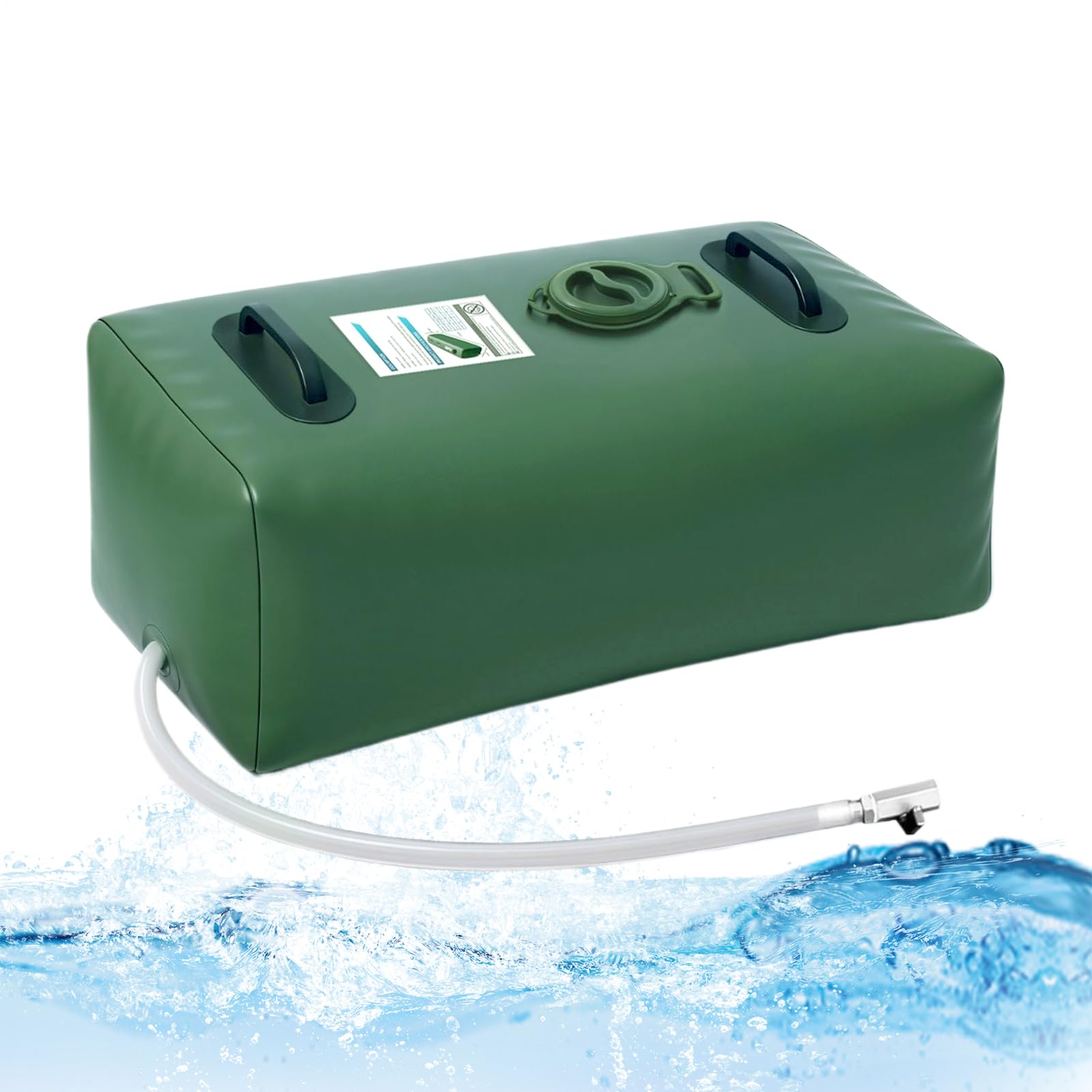 Genérico Vessie d'eau pour caravane, housse d'hydratation de randonnée en PVC souple et imperméable | Sac à vessie de réserve d'eau pour camping et randonnée