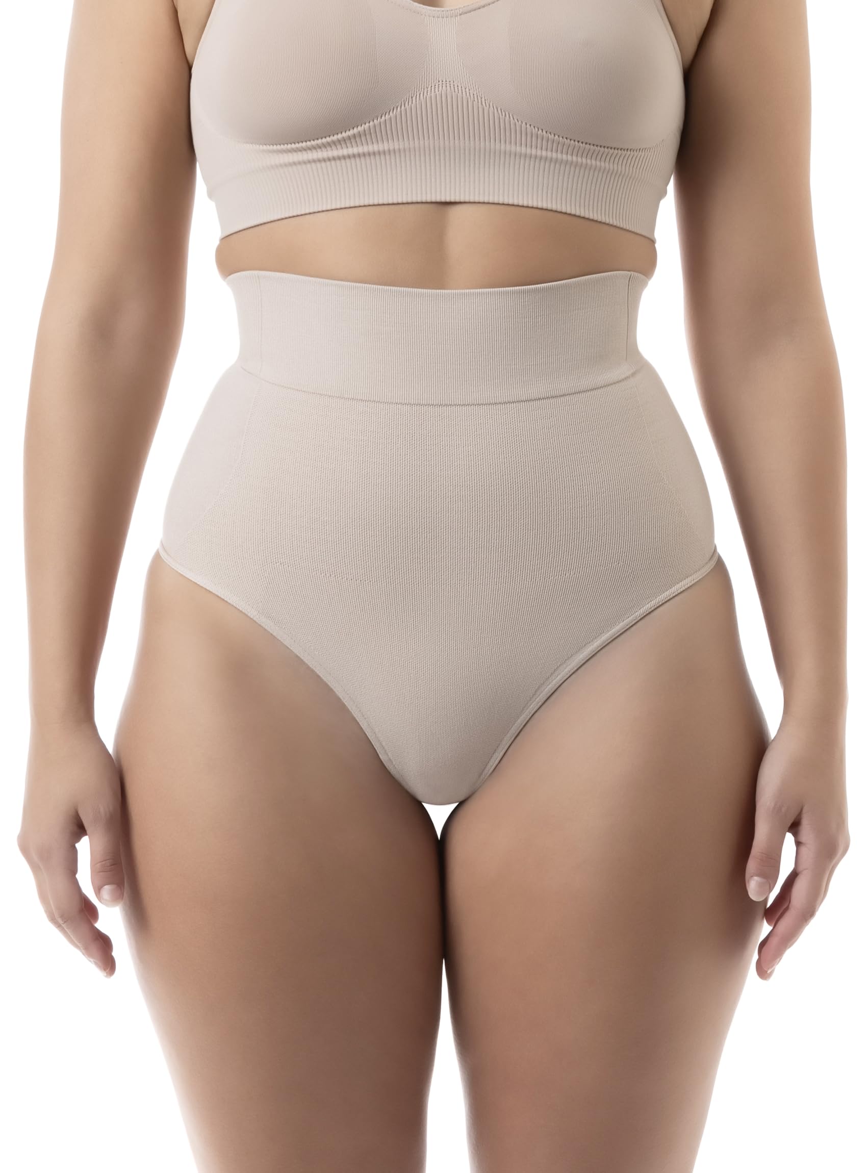 Ventre plat sans marque avec le string gainant taille haute Farmacell 600