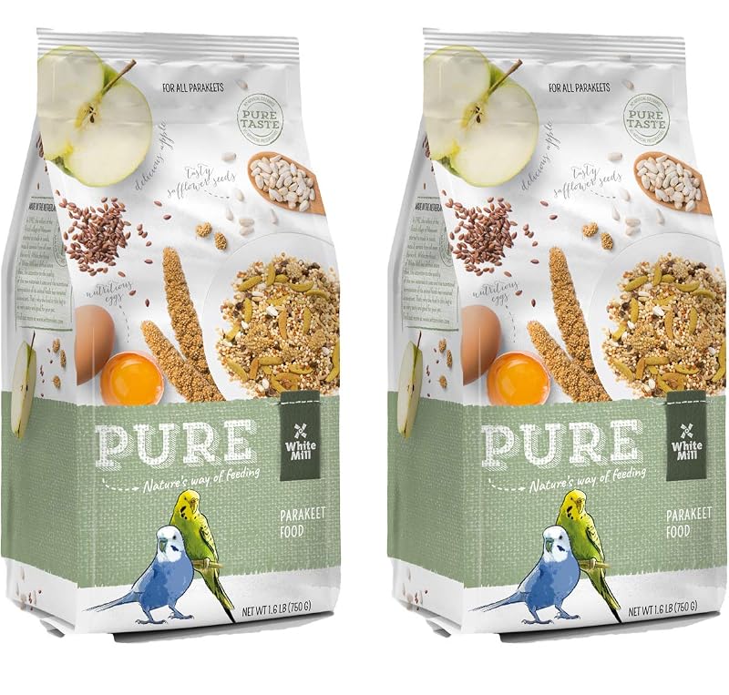 Petisco para Periquitos Witte Molen com Mistura de Sementes Frutadas e Palitos, Pacote com 2