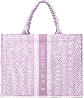 Bolso de mujer Tote Rosa de Barcelona Tramuntana - Color Rosa | Estampado Monogram | Elegante y Duradero