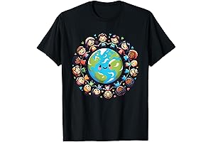 Stylish and Eco-Conscious Kids Earth Day T-shirt