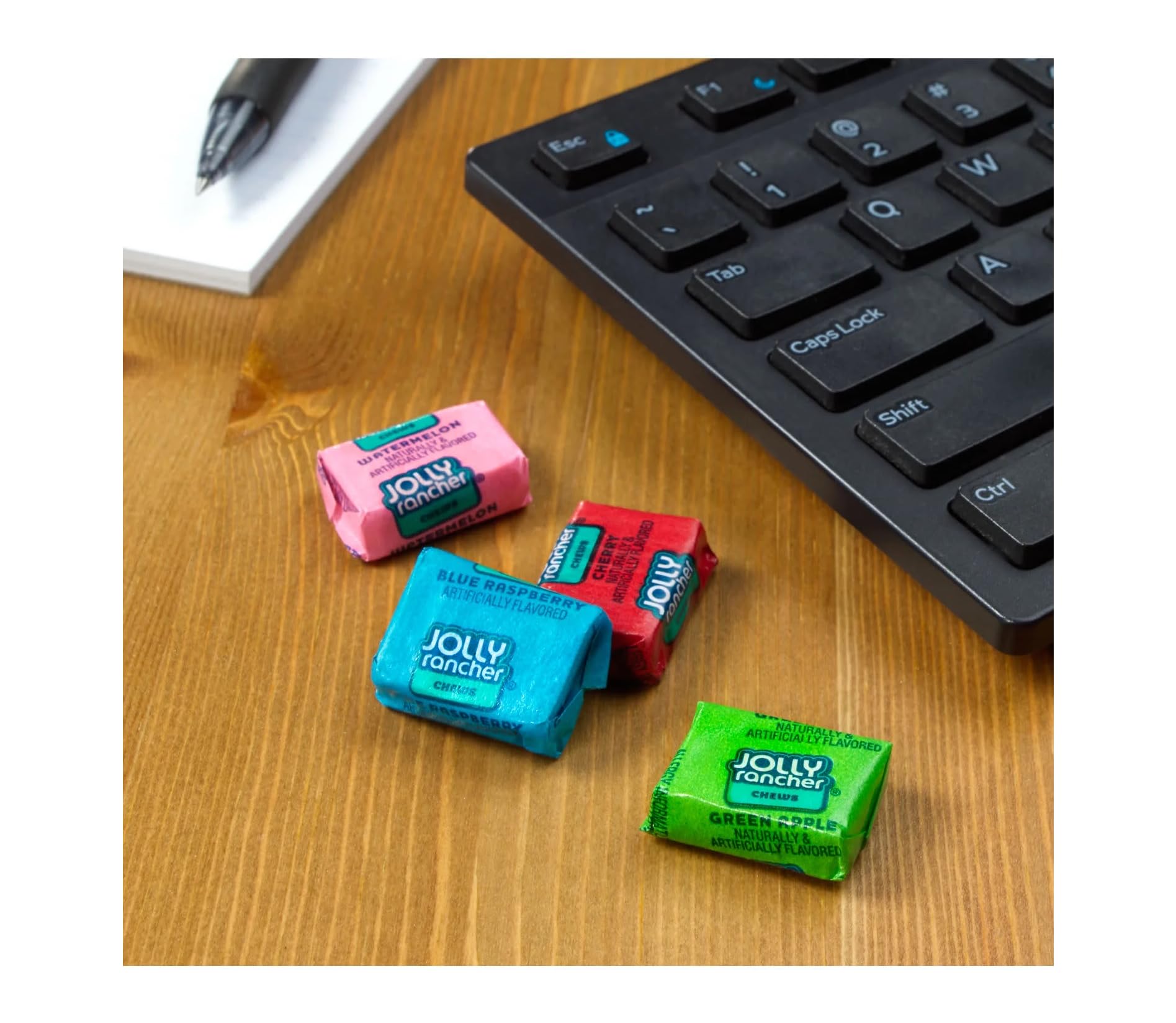 Jolly Rancher Fruit Chews - Pack of 3 - Delicious Chewy Candy in the Classic Flavors - Perfect for Snacking on the go