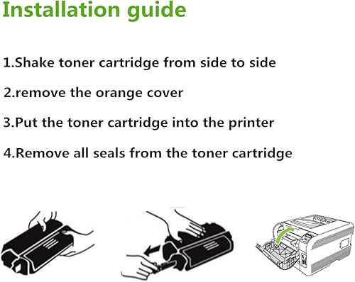 Miniatura 6 de NineLeaf Cartucho de tóner negro de repuesto compatible con Canon X25 8489A001AA ImageCLASS MF3110 MF3111 MF3112 MF3240 MF5500 MF5530 MF5550 MF5650
