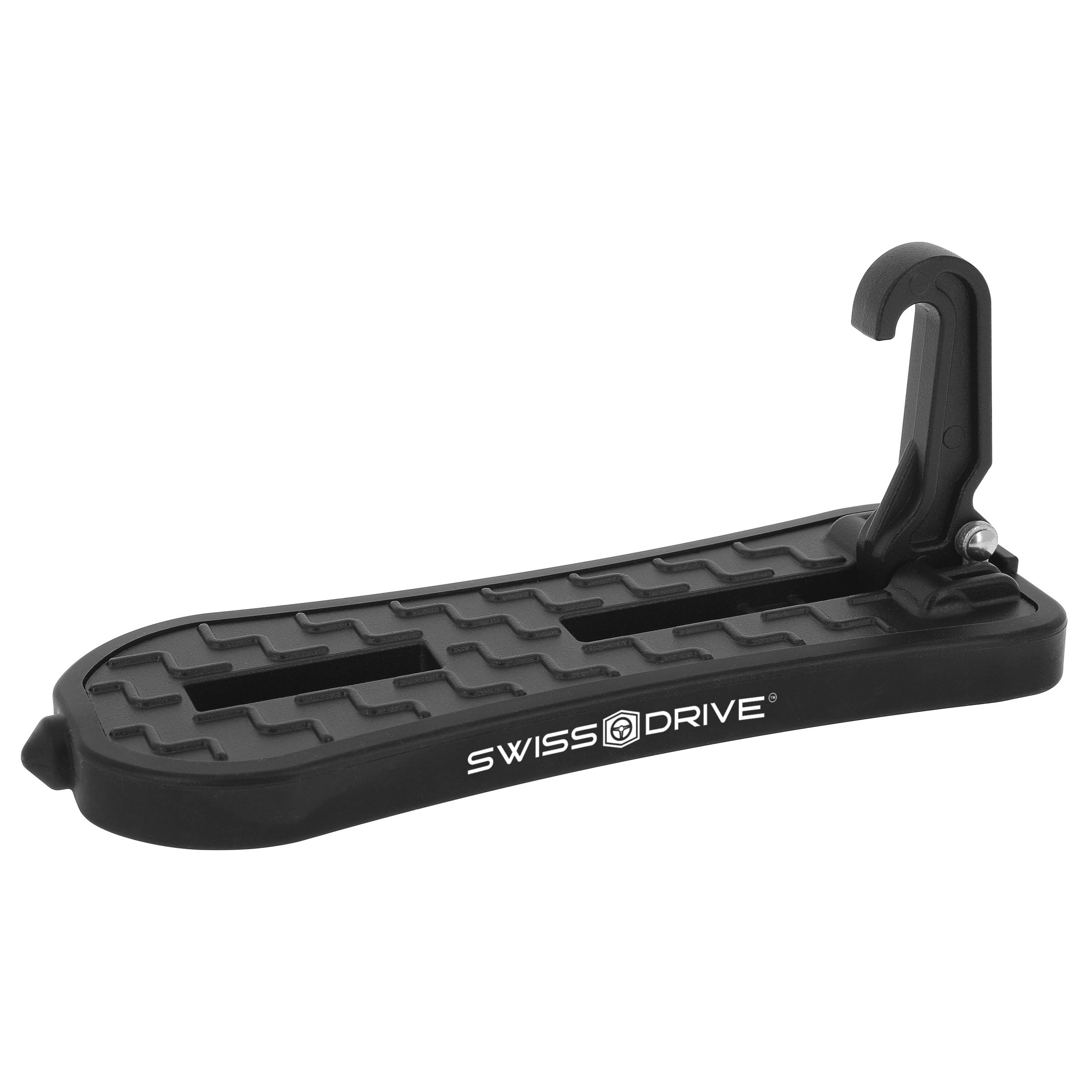 SUMEX S Marche pour Porte de Voiture 21 cm Pédale Pliable pour véhicule avec Marteau de sécurité Livré avec Sac de Rangement Alliage d'aluminium Pédale à Crochet Accès Facile au Toit Supporte jusqu'à