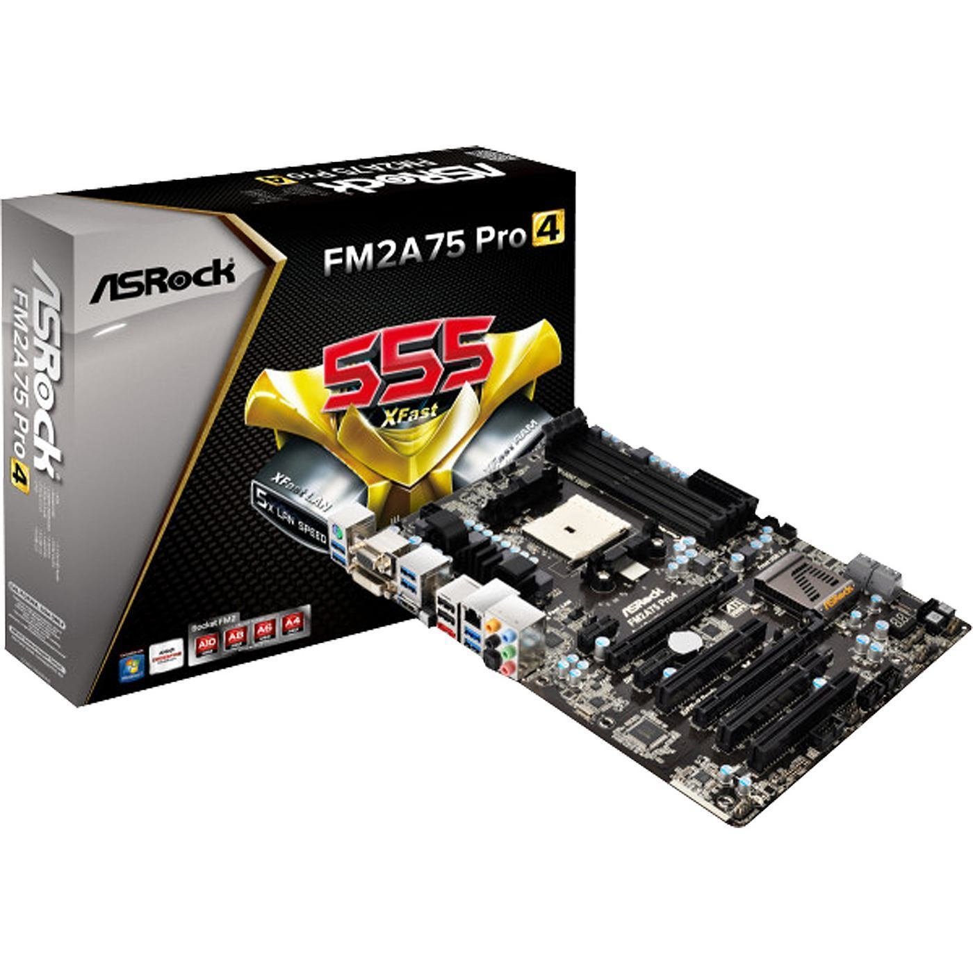 ASROCK FM2A 75 Pro4 ATX PC Motherboard. DDR3 Mainboard £19.34 - UK - View #6