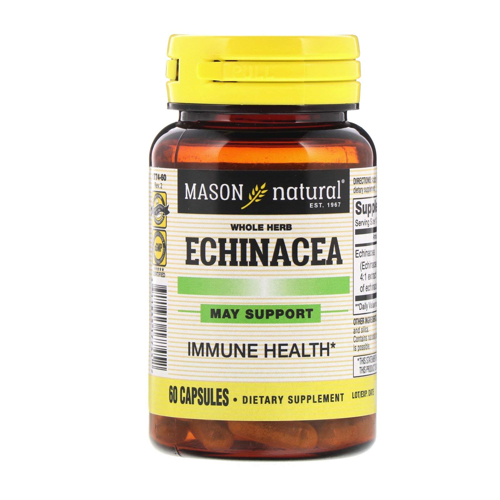 Echinacea, Whole Herb, Support Immune Health, 60 Capsules