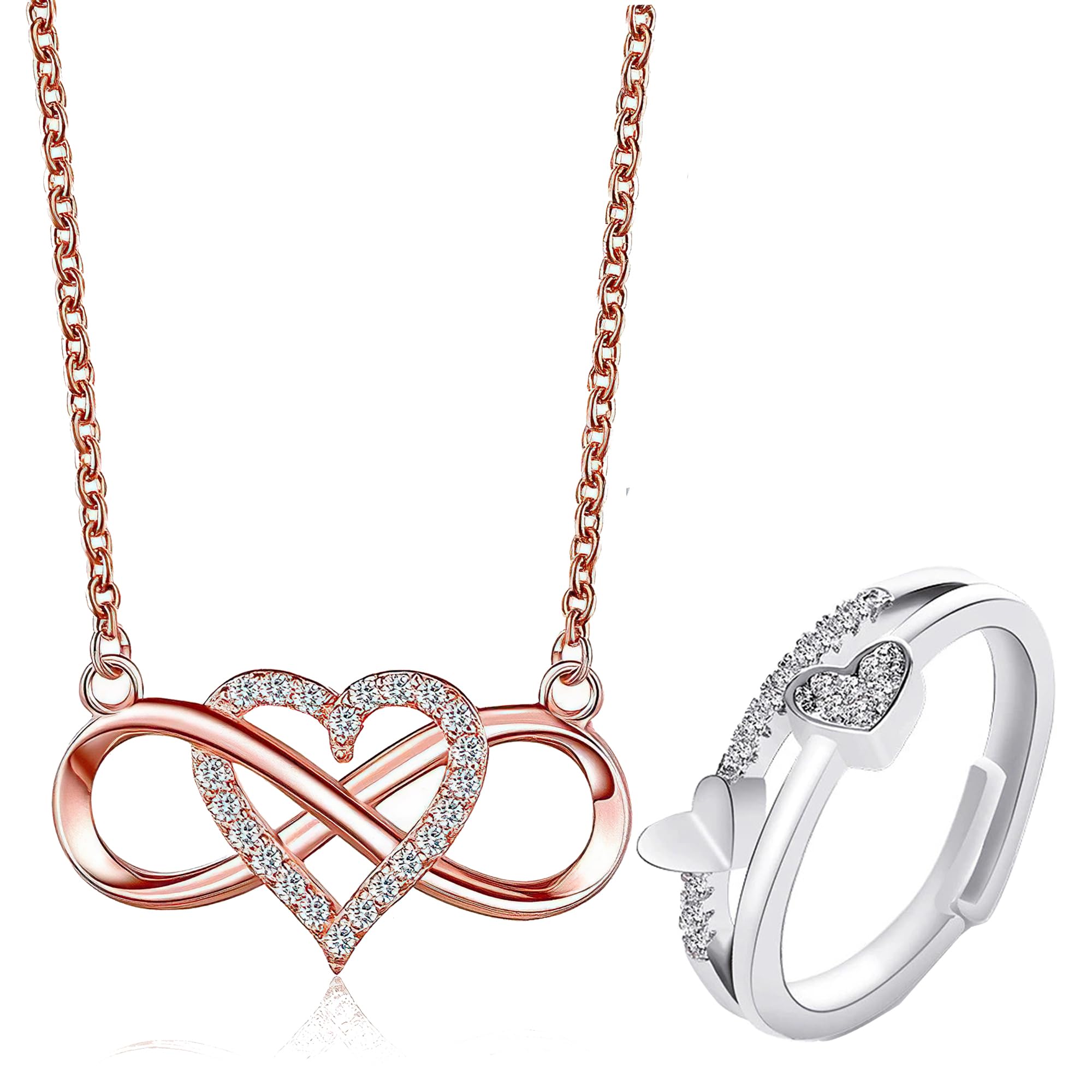 See full amazon price history chart for Fashion Frill Infinity Pendant Necklace For Women Heart Silver Adjustable Finger Ring For Women Girls Love Gifts Jewellery Combo Fashion Frill Infinity Pendant Necklace For Women Heart Silver Adjustable Finger Ring For Women Girls Love Gifts Jewellery Combo (B0CJVGXL51) Amazon Price History, Amazon Price Tracker