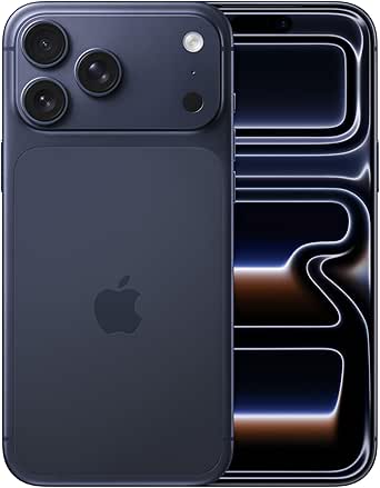 Apple iPhone 17 Pro Max 512 GB: 6,9" Display mit Promotion, A19 Pro Chip, Beste Batterielaufzeit, die es je in einem iPhone gab, Pro Fusion Kamera-System, Center Stage Frontkamera; Tiefblau