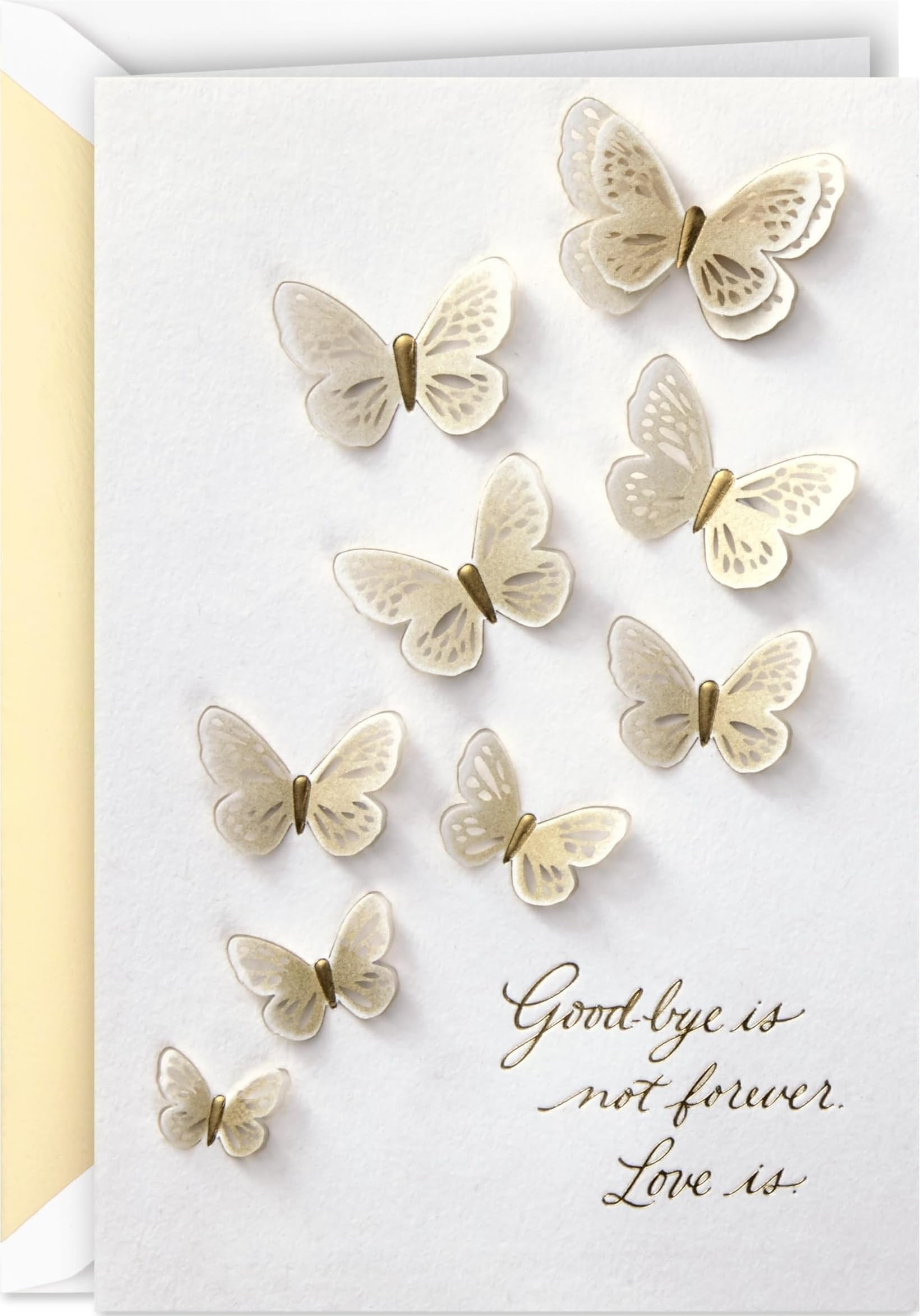 Signature Sympathy Card (Butterflies)