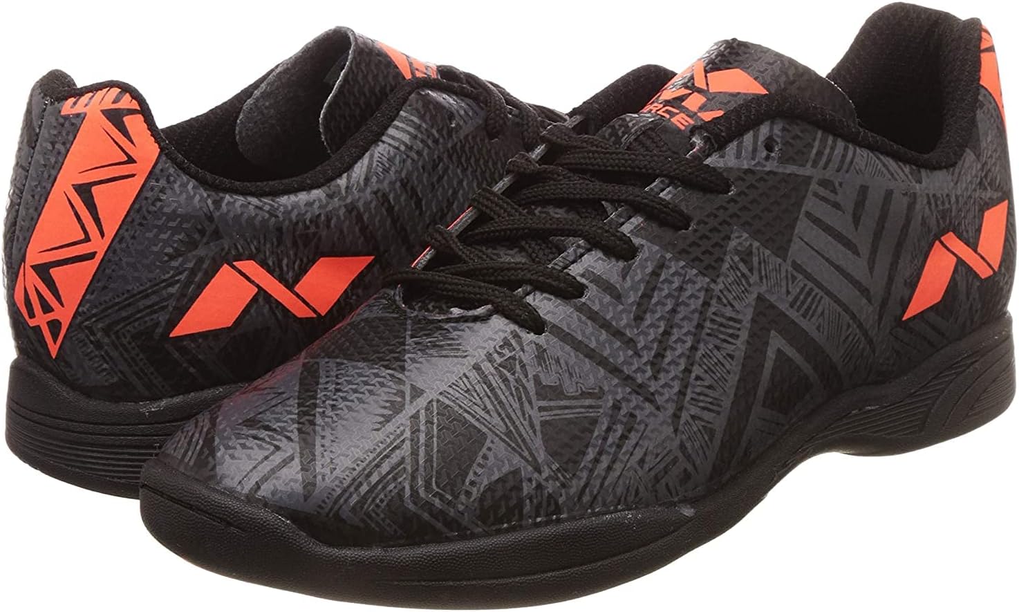 812 Synthetic Force Futsal Shoes, (Black)