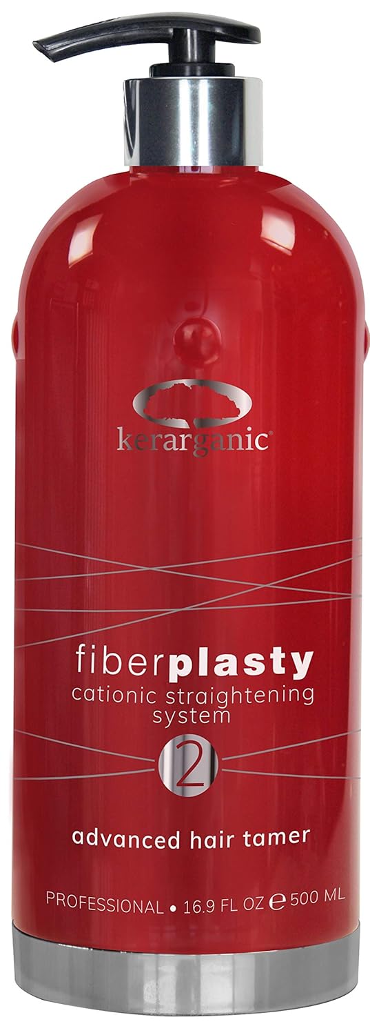 FIBERPLASTY® CATIONIC STRAIGHTENING SYSTEM - STEP 2 (500ml/16.9floz) - A Technologically Advanced Formula to Repair and Smooth Hair.