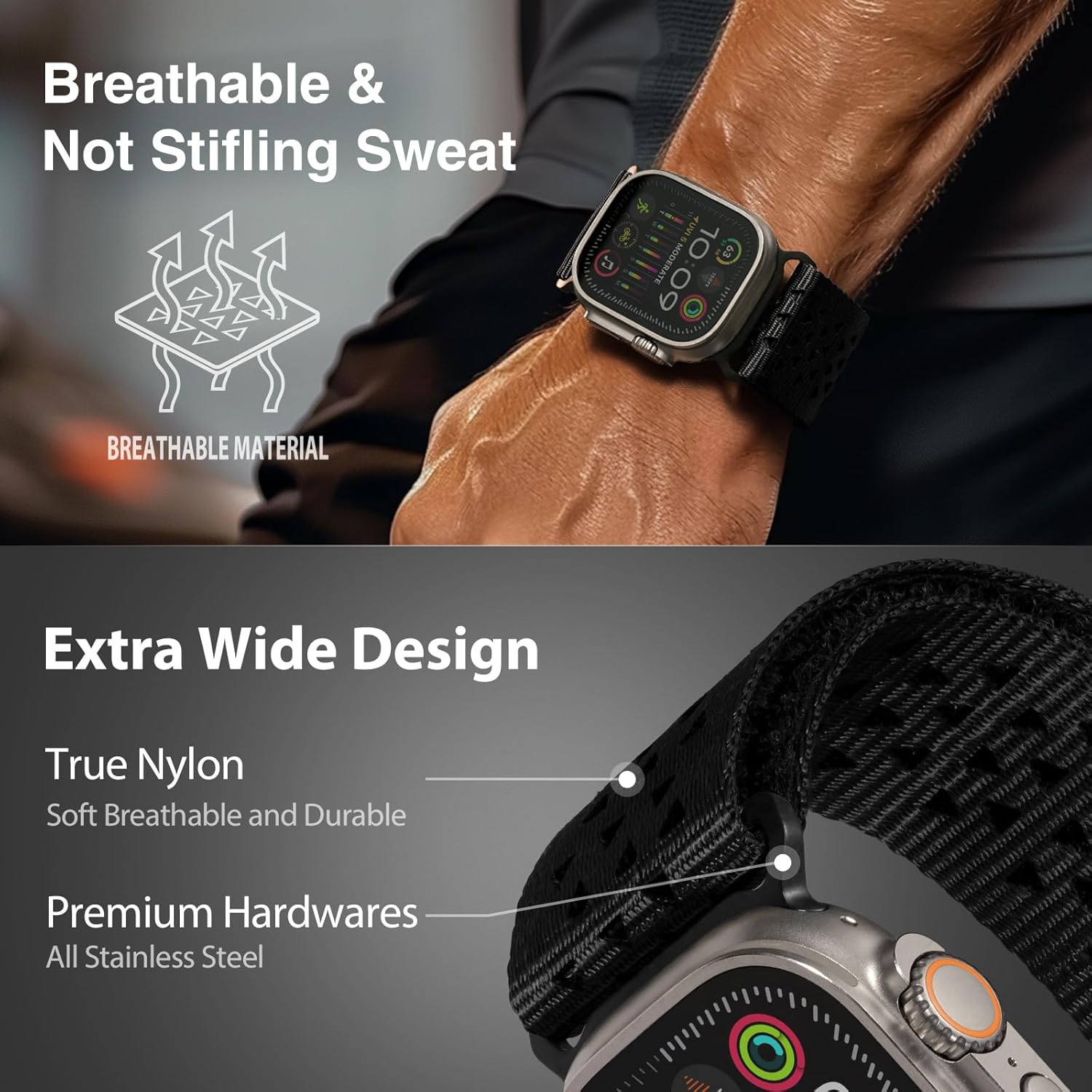 ULTIMAL Ultrawide for Apple Watch Band Ultra/Ultra2 Liberia Ubuy