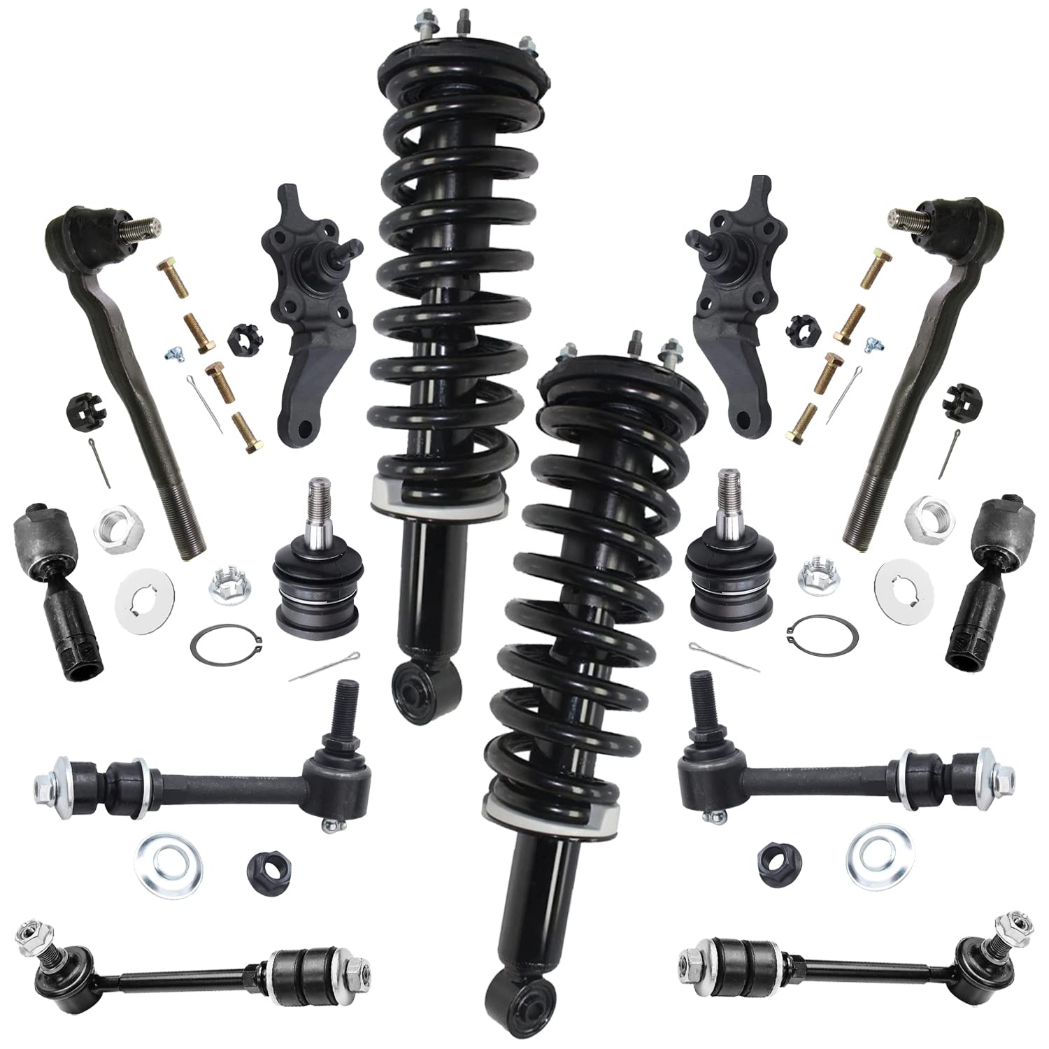 Detroit Axle - V6 4x4 Front Suspension Kit for Toyota 1996-2002 4Runner