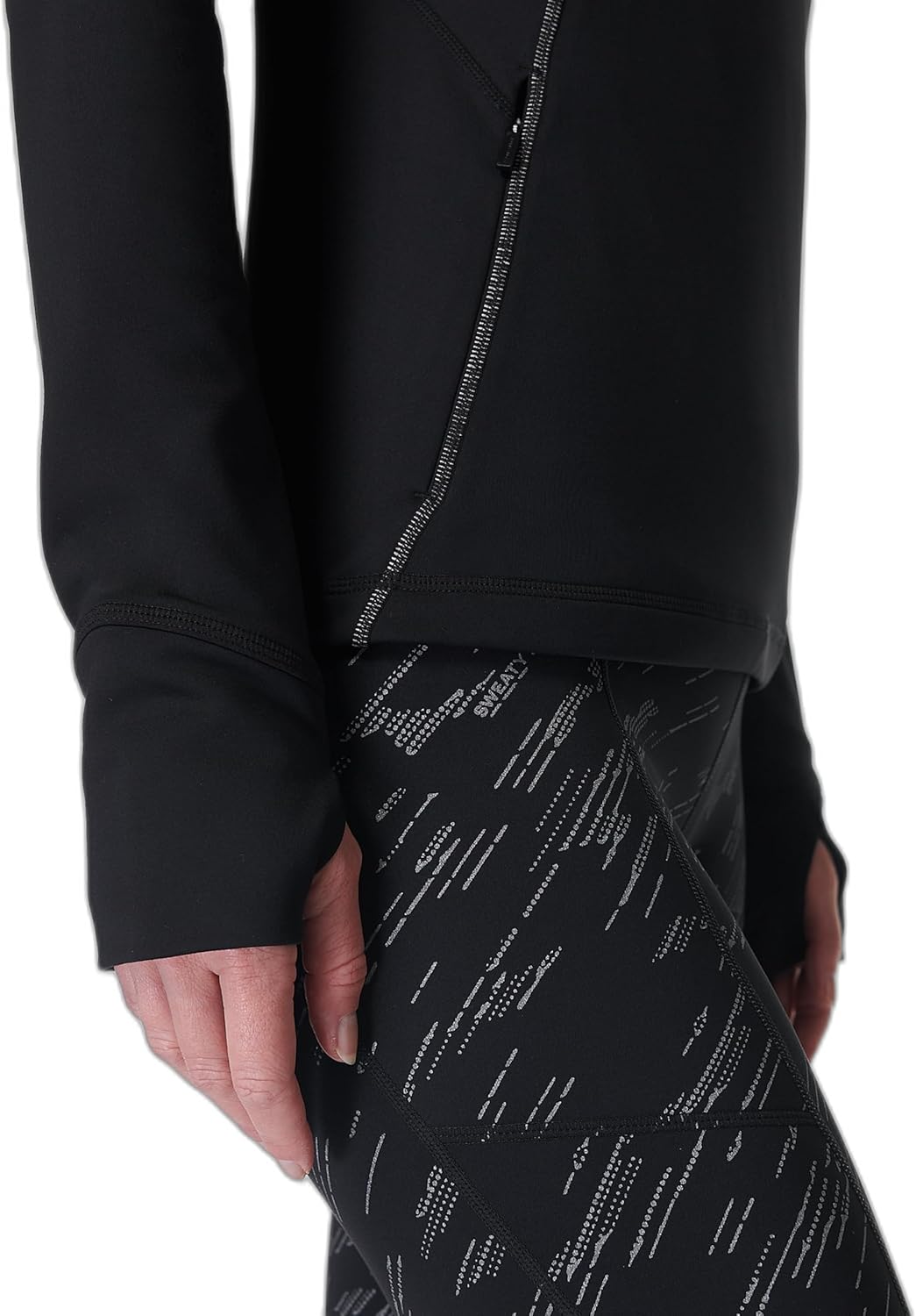 Sweaty Betty Women's Therma Boost Fleece Running Workout Half Zip - Image 8