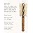 Ibiza Hair B10 Round Brush | 80mm Barrel for Bounce & Easy Styling Control | Blonde Boar Bristles for Fine, Ethnic & Color-Treated Hair