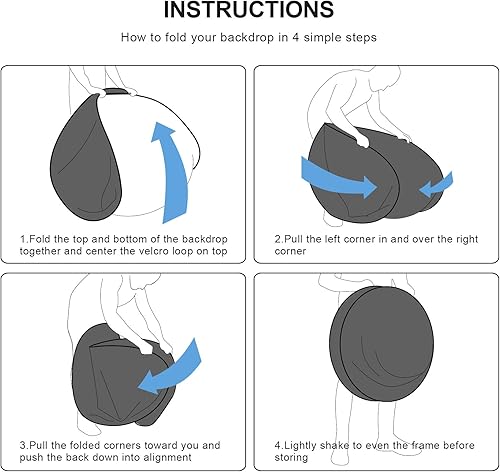 Miniatura 6 de Selens Kit Difusor de Luz Suave Desplegable de 59x39 Pulgadas, con Soporte de Luz de 6.6 Pies y Soporte para Clips para Estudio Fotográfico, Retrato