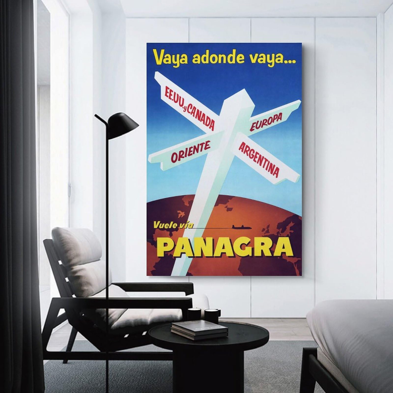 Junmoney Panagra Travel Decorative Canvas Print 20x30inch(50x75cm), for Gallery Wall Layouts in Home Or Office, Home Wall Art for Statement Displays