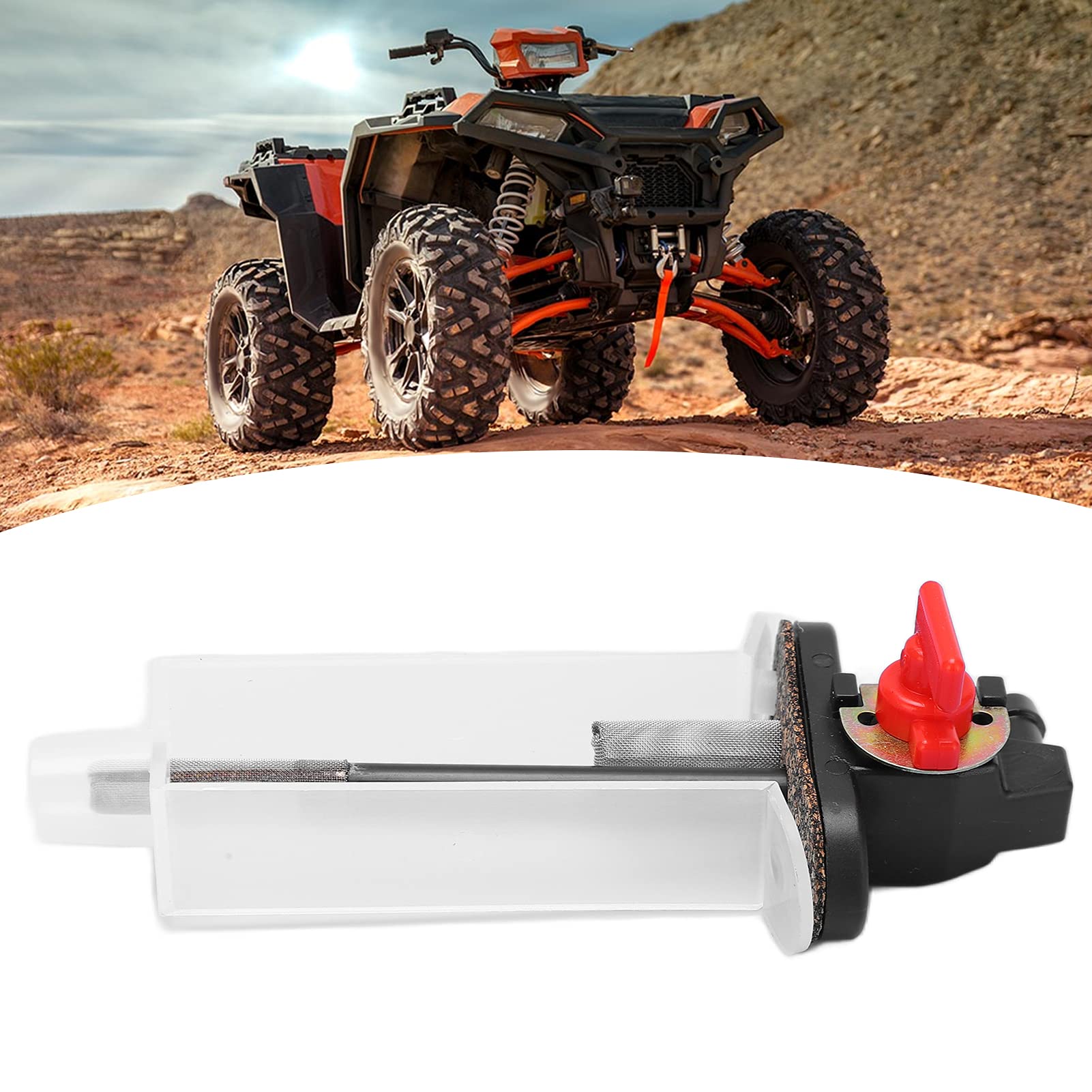 Keenso Rubinetto Benzina, Rubinetto Benzina 7051006 Sostituzione per Scrambler Sportsman Magnum 1993-2009