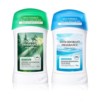 2PCS DeodorantNatural Deodorant Women&Men,Gentle Deoderant,Travel Size Deodorant for On-the-Go,Fresh Scent,Effective Odor Control