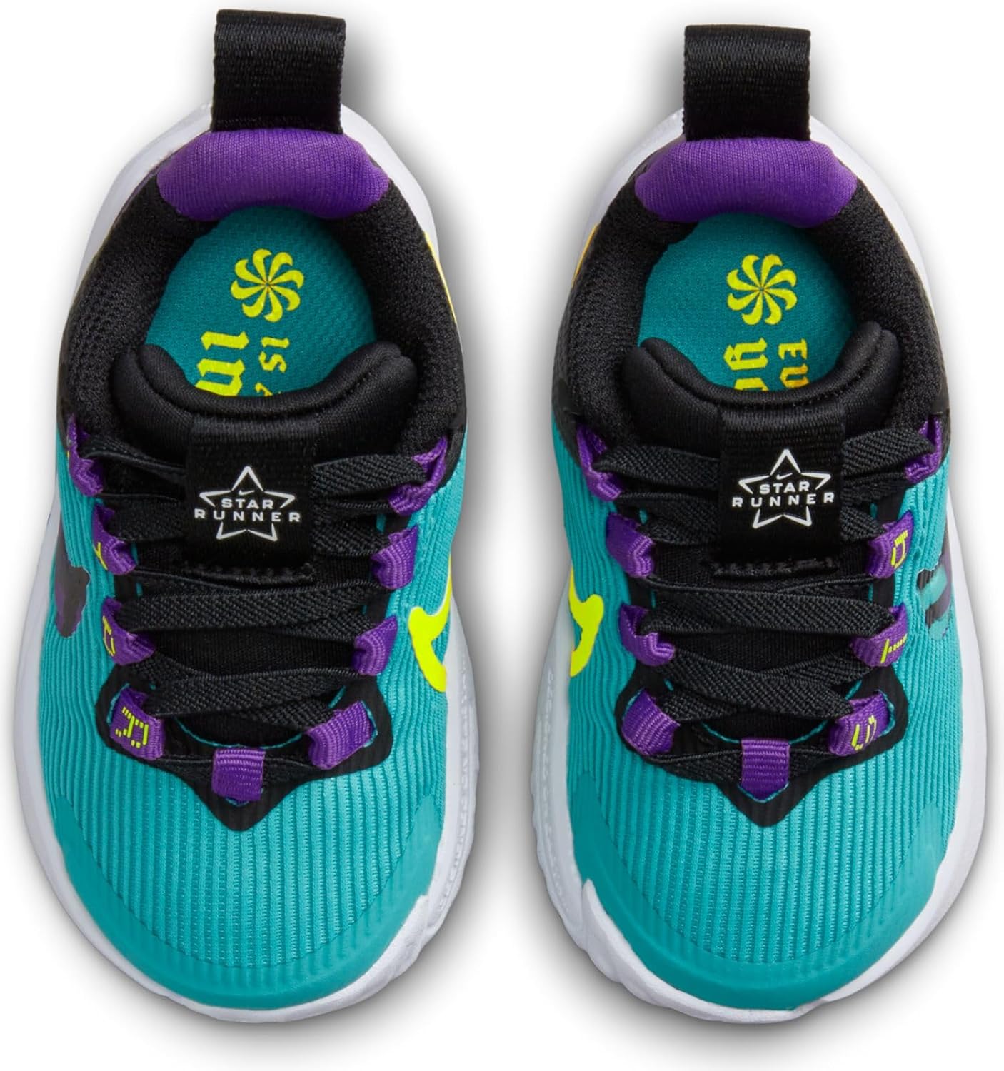 Nike Boy's Star Runner 4 NN SE (Big Kid), Teal Nebula/Purple Cosmos, 10 M US - Image 3
