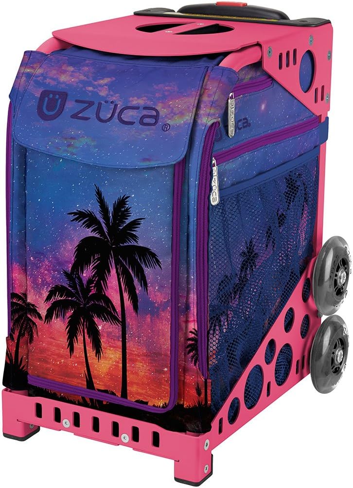 ZUCA Sport Island Life Rolling Bag with Purple Frame