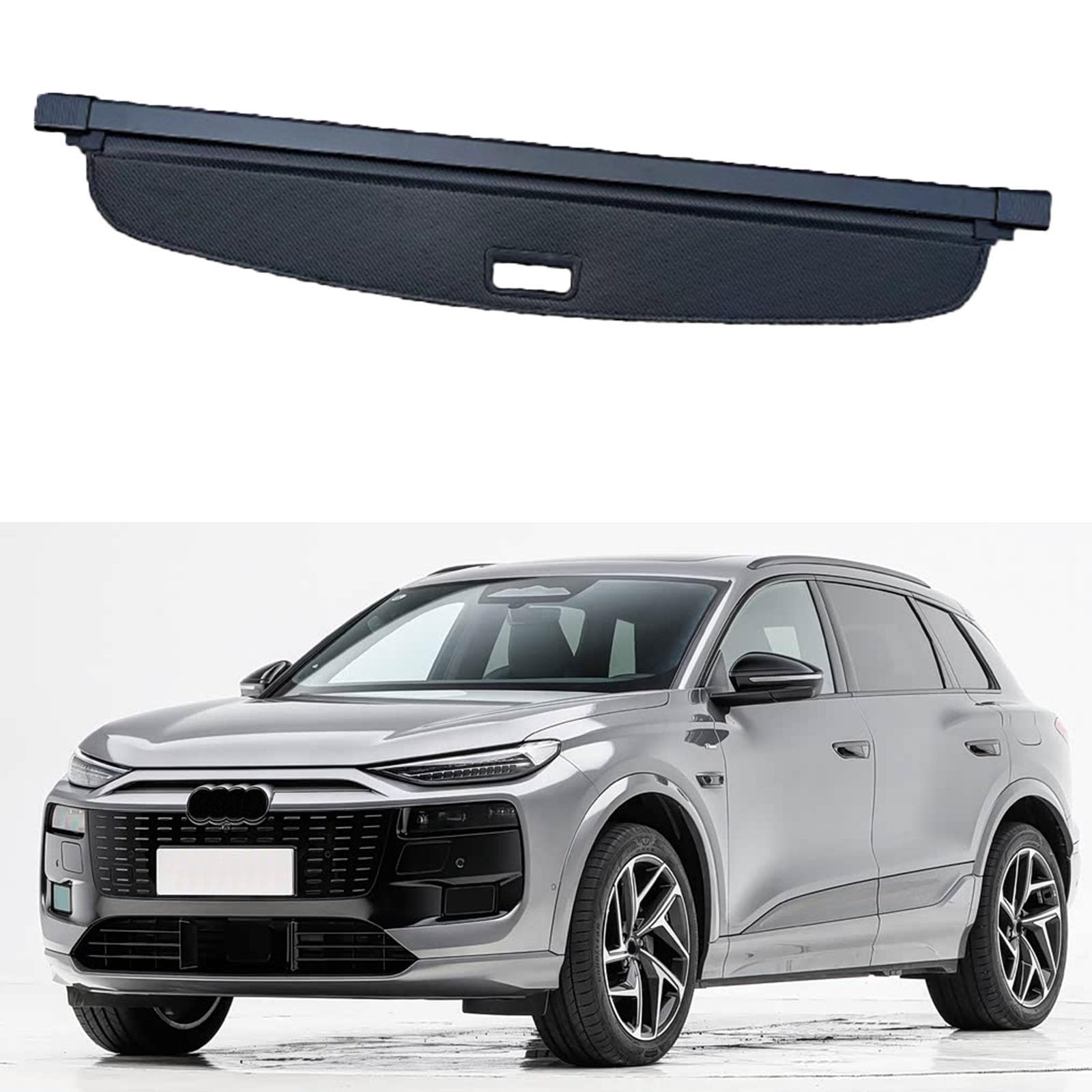 SXLGDW Car Retractable Rear Trunk Parcel Shelf,Compatible with Audi Q6 2025+,Car parts