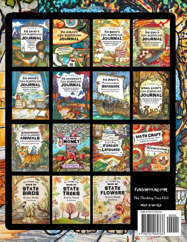 World Tour Fun-Schooling Journal - Multi Subject Curriculum - Animals & Instruments: Homeschooling Geography, Social Studies, History, Biology, Art, ... and More - Ages 10 to 17 - The Thinking Tree - Image 2