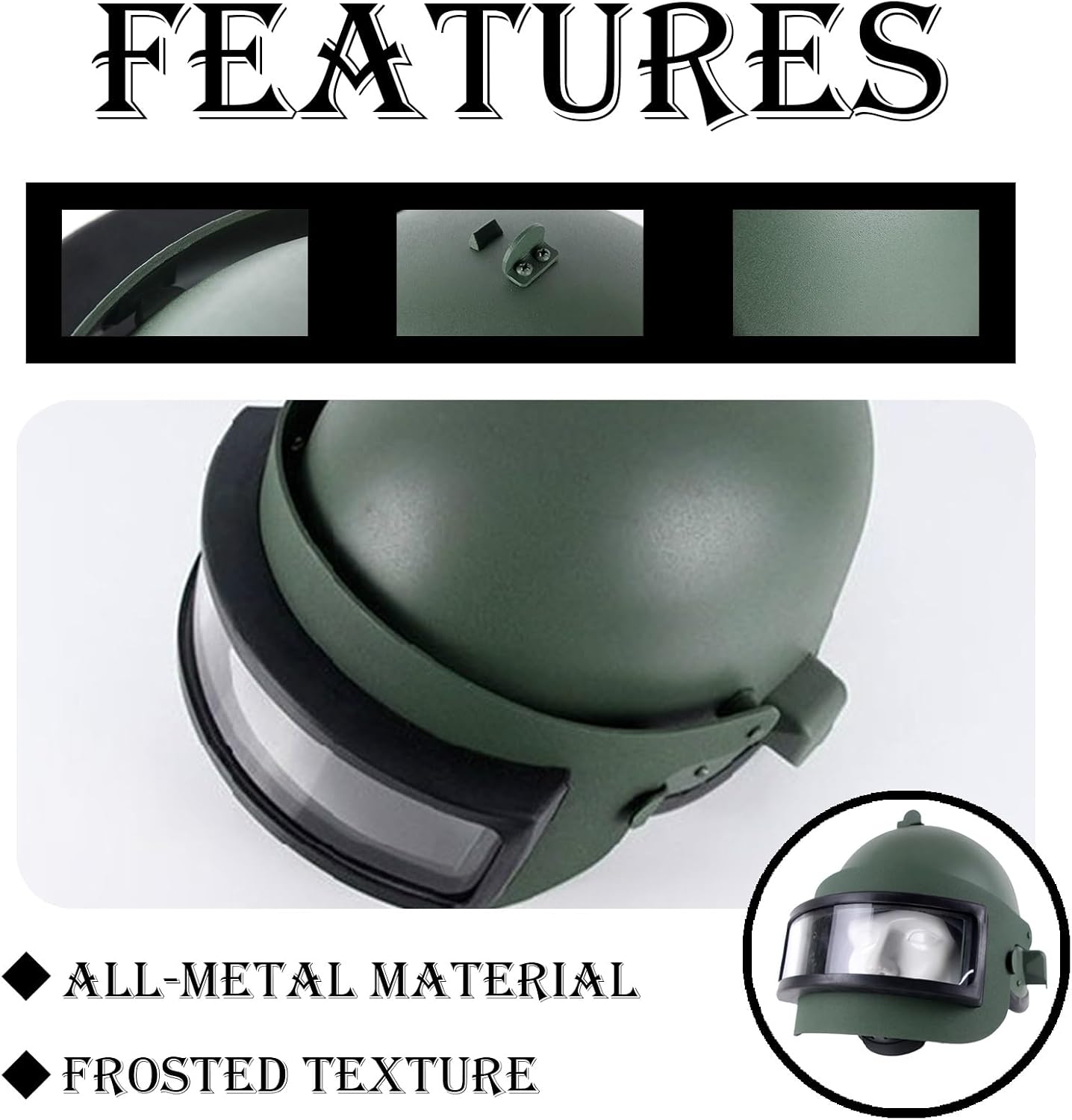 Russian K6-3 Altyn Helmet Replica, Airsoft Bump Tactical Helmet, for Paintball, Outdoor Field & Cosplay