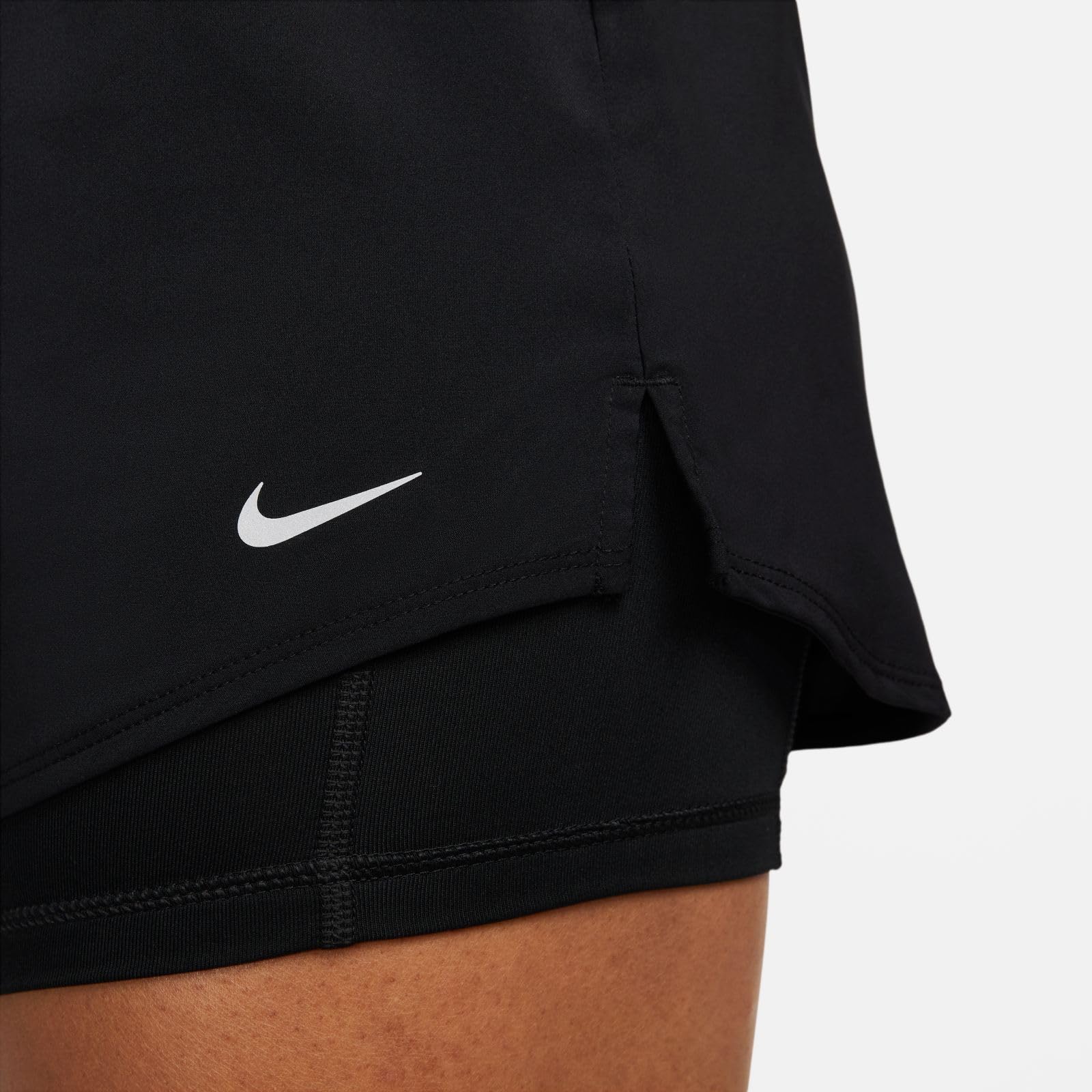 NIKE W Nk One DF Mr 3in BR Short - Pantalones Cortos Mujer