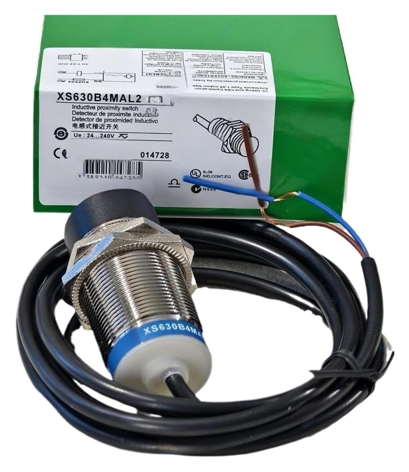 YMUGUEGH XS630B4MAL2 or XS630B4MBL2 M30 Proximity Switch Sensor(XS630B4MBL2)