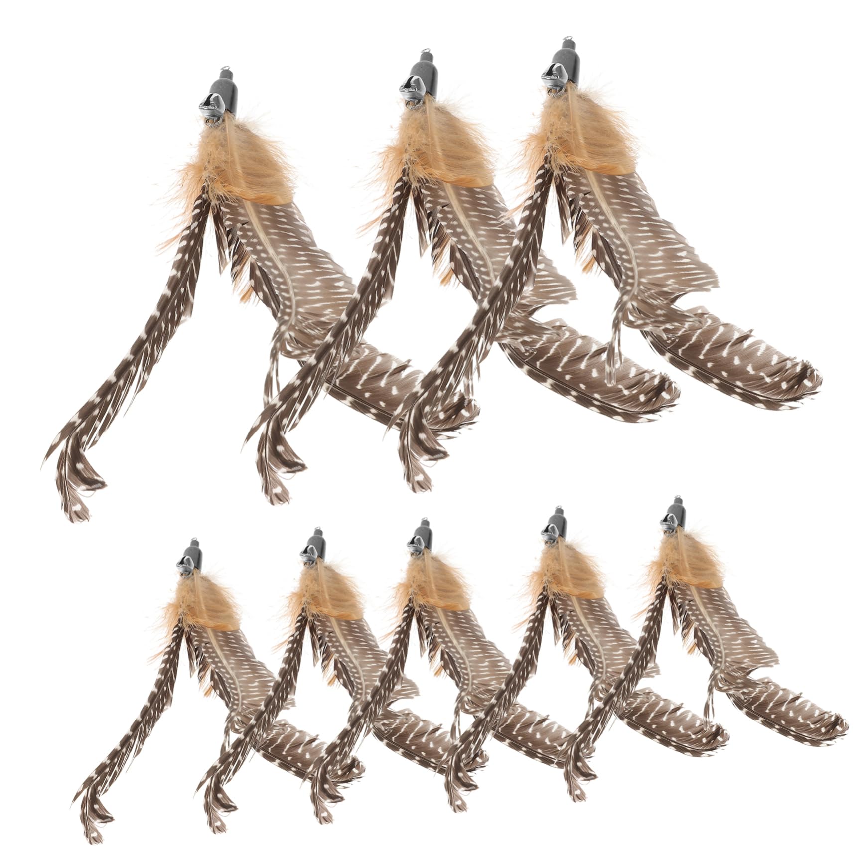 VANZACK Accessoires d'exercice 32 Pièces Recharge Chat Teaser Remplacements De De Taquineries De Chat Remplacement De La pour Chat Jouet La Plume Taquiner Le Chat des Sports