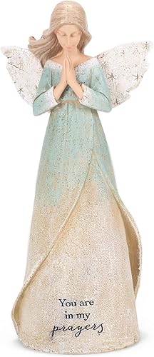 Roman Giftware Inc., Colección de ángeles inspiradores, ángel orante de 8.5 pulgadas de alto, religioso, inspirador, duradero (3 x 2 x 8)