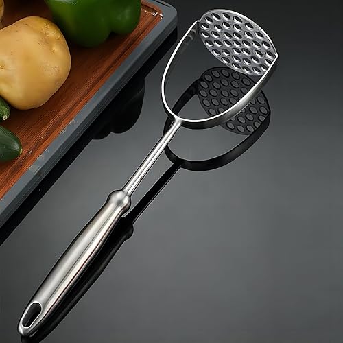 Miniatura 2 de GREATLINK Triturador de patatas, acero inoxidable resistente para cocina de acero, puré de papas, verduras y frutas.