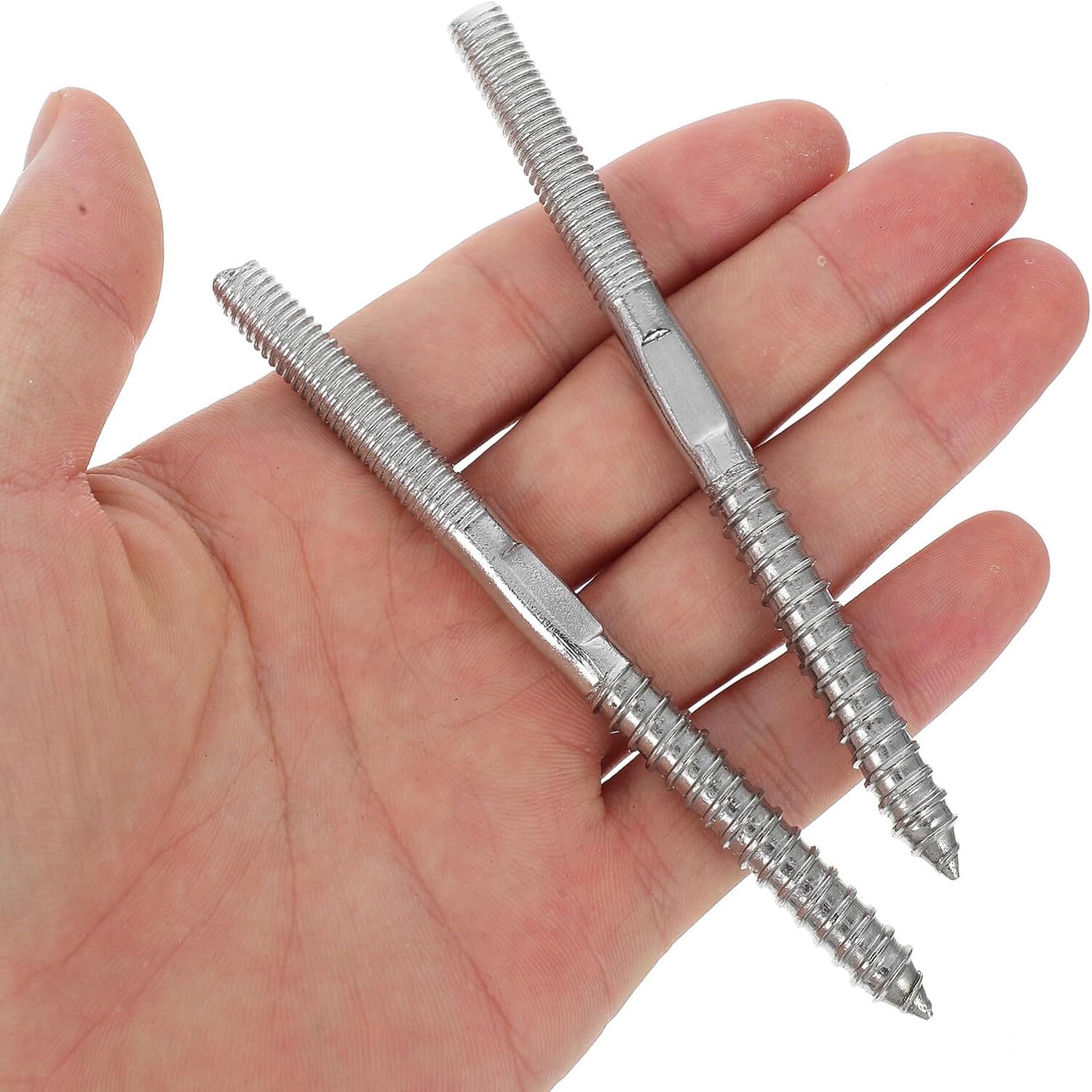 LIFKOME 2 Sets 304 Stainless Steel Wash Basin Fixing Bolts and Mounting Screws Kit for Bathroom Sink Installation with Brackets and Gaskets, Sturdy Fastening Hardware for Stable Washbasin