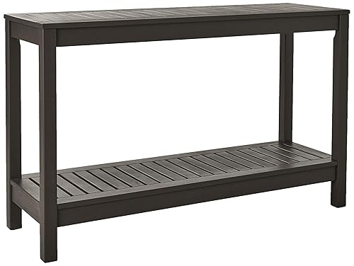 Cambridge Casual Solid Wood Alfresco Outdoor Console Table – Dark