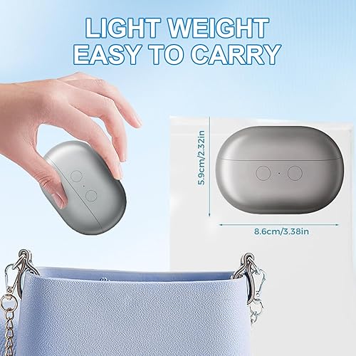 Miniatura 7 de Fanyil Easyclip - Cortauñas inteligente  Cortauñas eléctrico para personas mayores, cortauñas automático 3 en 1 con pulido y luz LED, recargable por