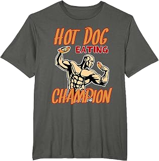 Hot dog eating champion, hot dogs lovers funny gift T-Shirt