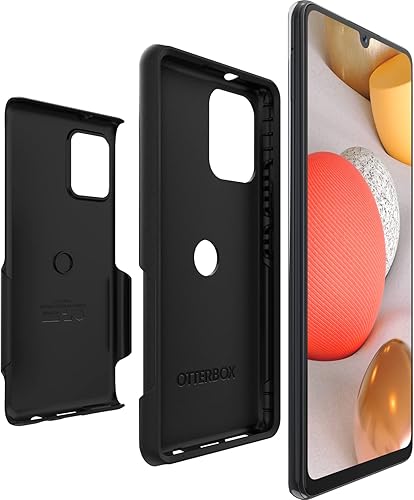 Miniatura 3 de OtterBox Funda Samsung Galaxy A42 5G Commuter Series Lite, negra, delgada y resistente, apta para bolsillo, con acceso abierto a puertos y altavoces