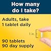 Multivitamínico para él Nature Made, multivitamínico para hombres, 90 tabletas | Multivitamínico para hombres sin hierro para soporte nutricional diario, vitaminas y minerales para hombres, suministro para 90 días 7